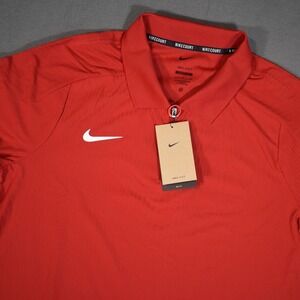 NikeCourt Dri-FIT ADV Textured Tennis/Pickleball Polo Unreleased Large Red